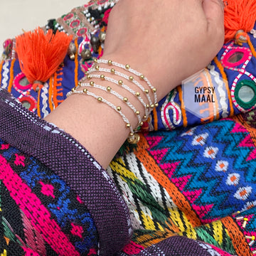 Beads Wrap Band (white)